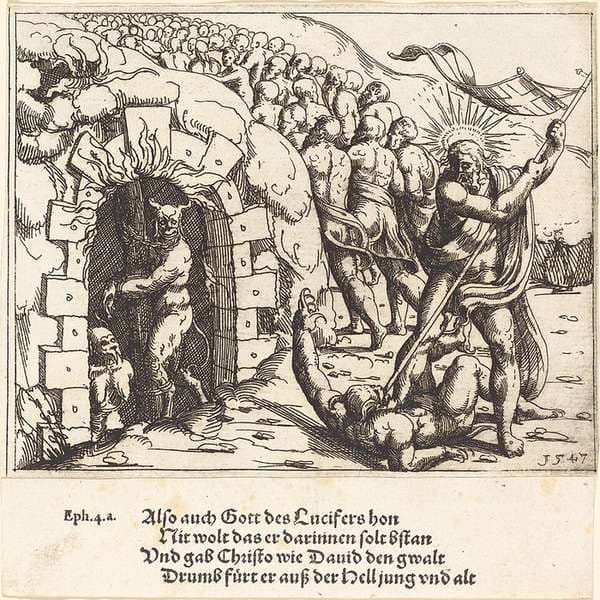 The Harrowing of Hell — Augustin Hirschvogel