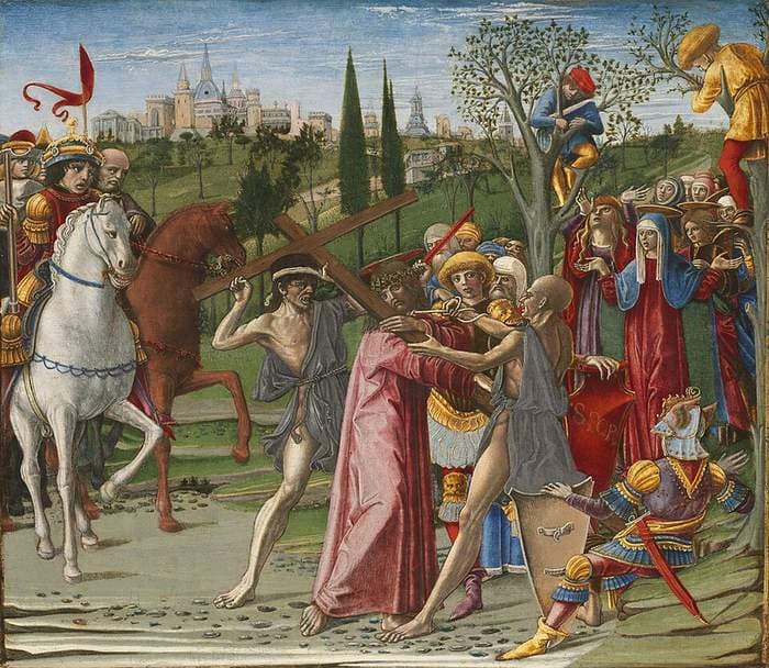 Christ Carrying the Cross — Benvenuto di Giovanni