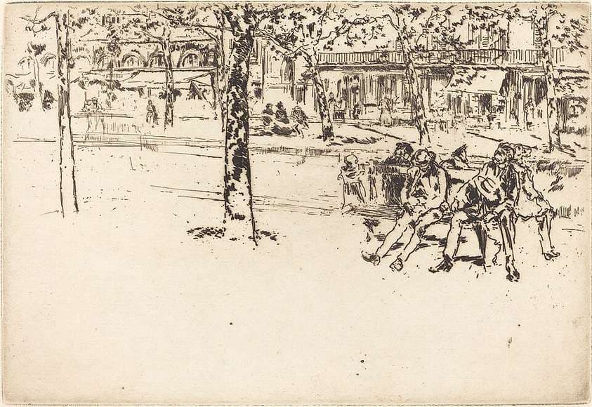 Le Boulevard Poissoniere — James Abbott McNeill Whistler
