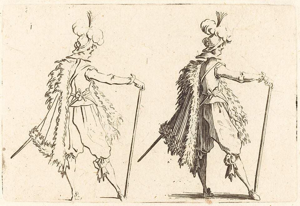 Gentleman with Cane — Jacques Callot