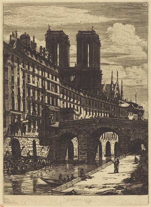 Le Petit Pont, Paris — Charles Meryon