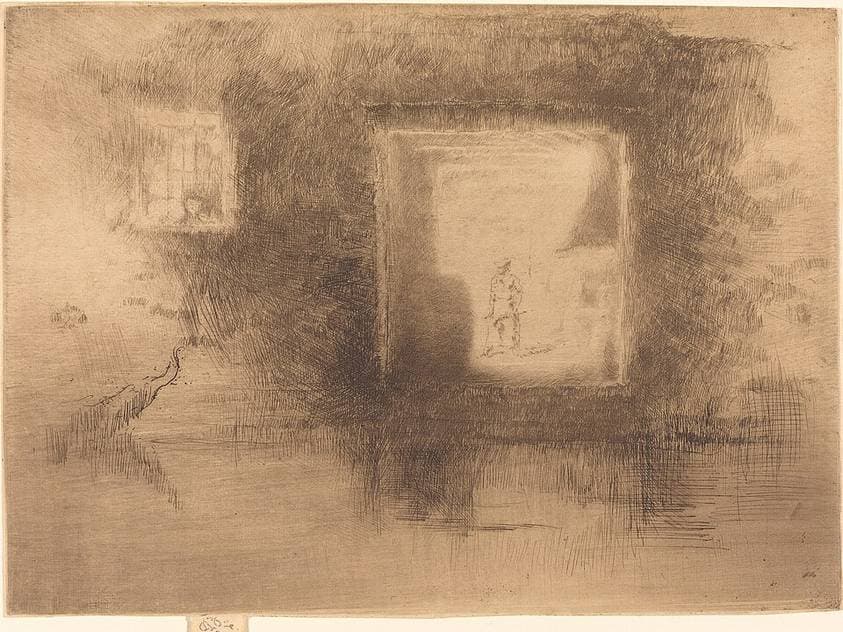 Nocturne: Furnace — James Abbott McNeill Whistler
