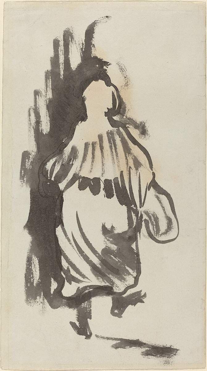 Walking Figure Seen from Behind — Édouard Vuillard