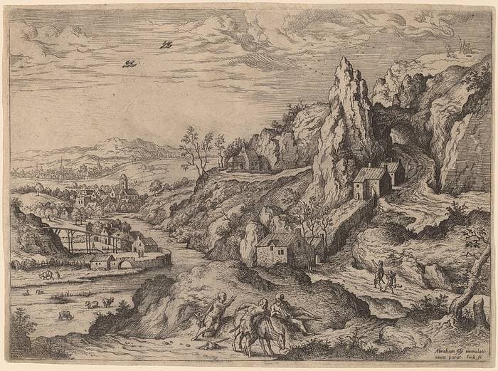 Sacrifice of Abraham — Hieronymus Cock