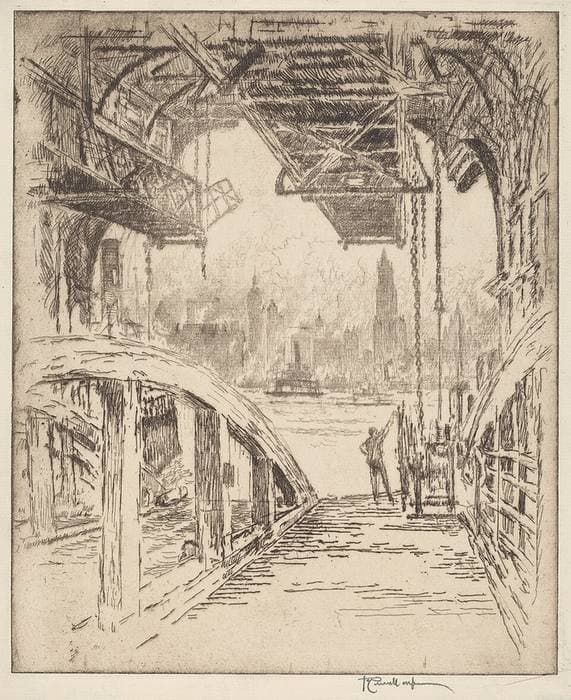 The Ferry House — Joseph Pennell