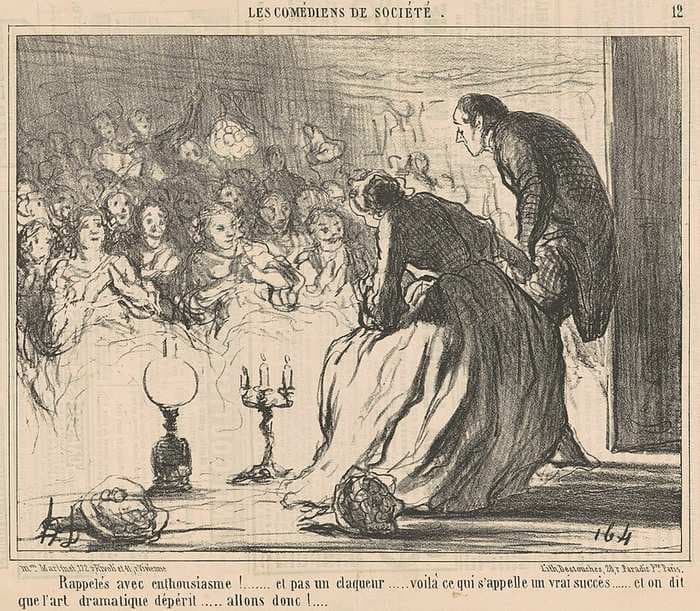 Rappelès avec enthousiasme! ... — Honoré Daumier
