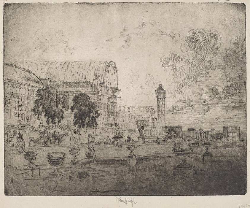The Crystal Palace — Joseph Pennell