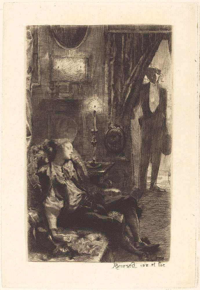 Iza Sleeping (Le Sommeil d'Iza) — Albert Besnard