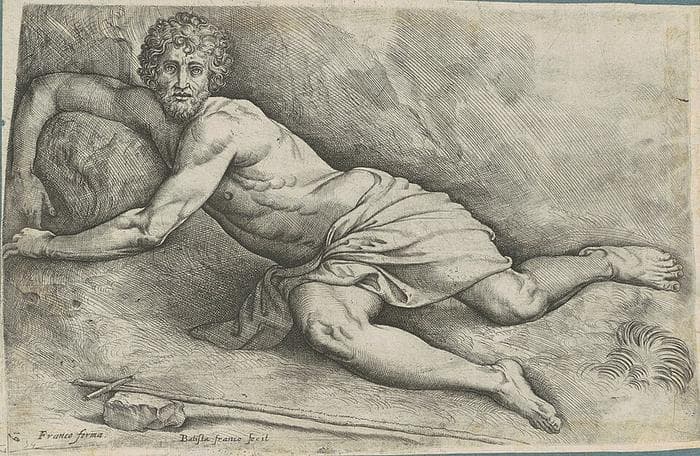Saint John the Baptist — Battista Franco
