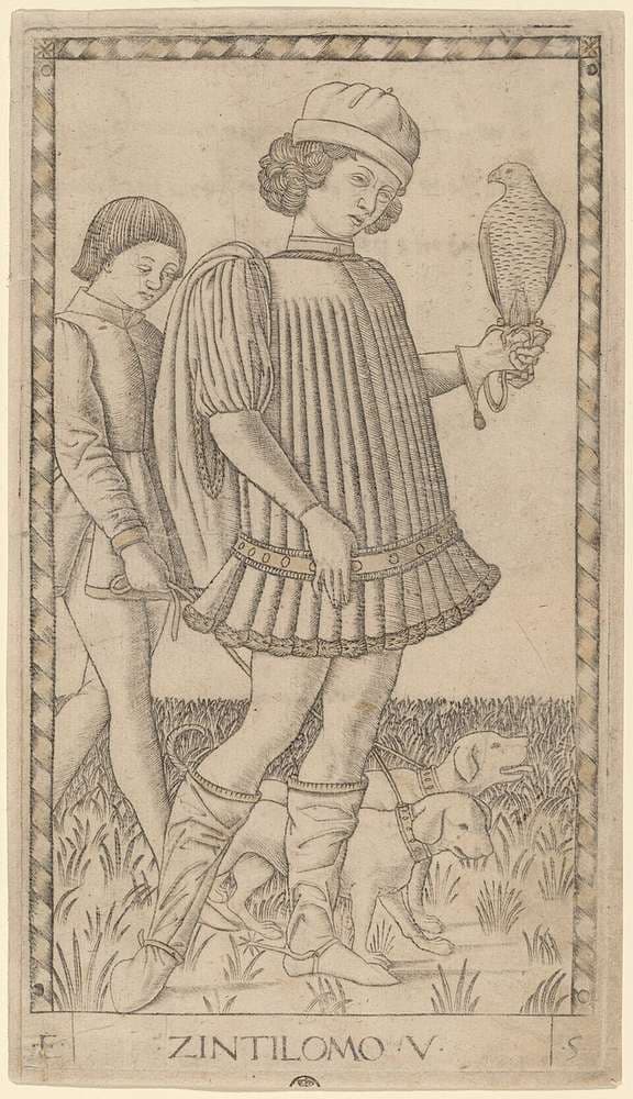 Zintilomo (Gentleman) — Master of the E-Series Tarocchi