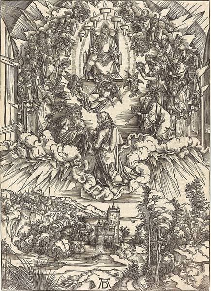 Saint John before God and the Elders — Albrecht Dürer
