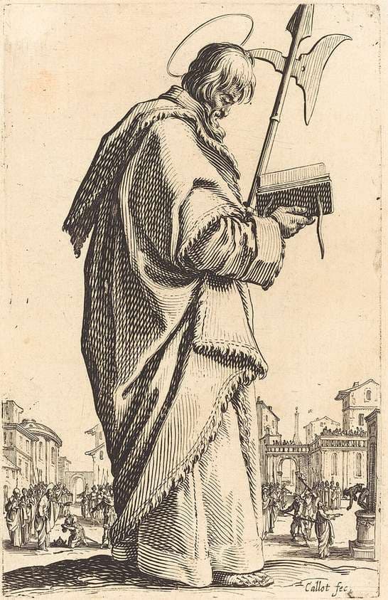 Saint Matthias — Jacques Callot