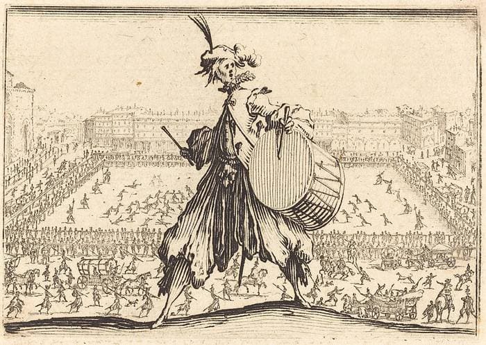 Piazza Santa Croce, Florence — Jacques Callot
