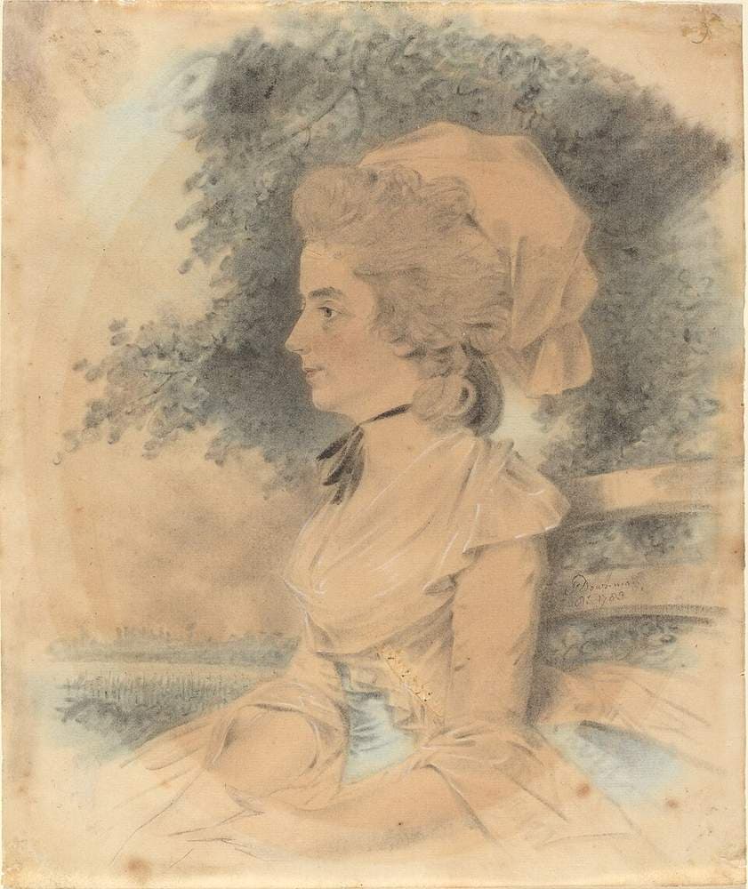 Mrs. George Mills — John Downman