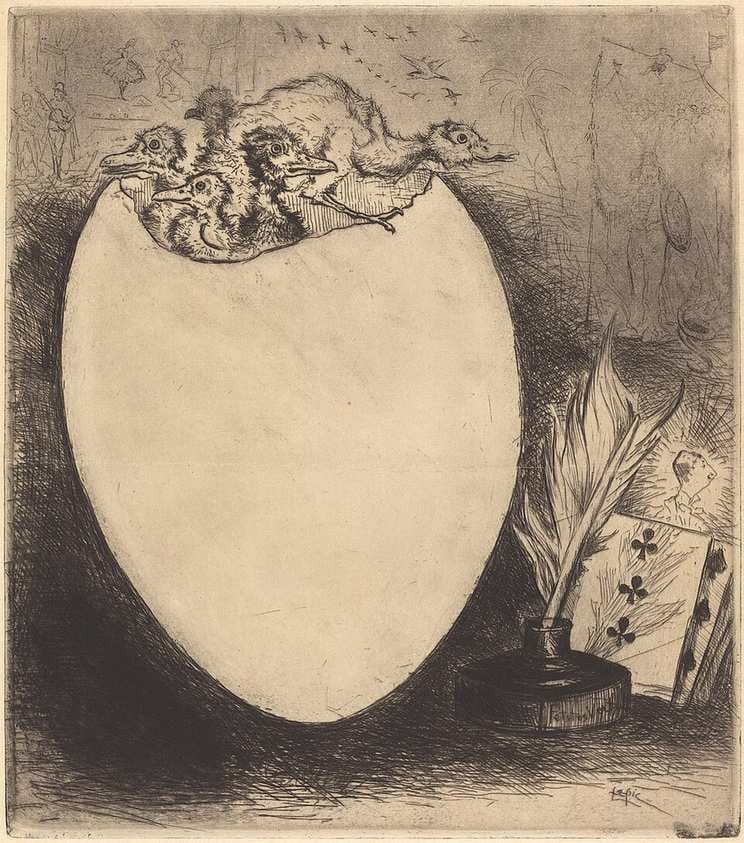 Les Oeufs de Pâques — Vicomte Ludovic Lepic