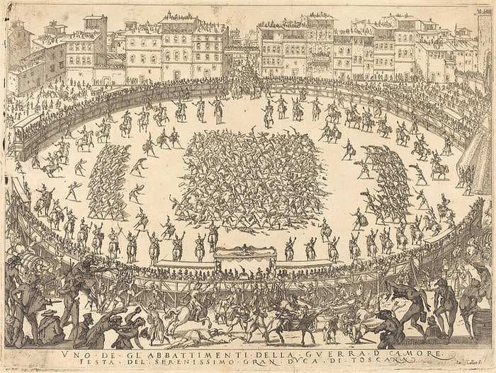 One of the Infantry Combats — Jacques Callot