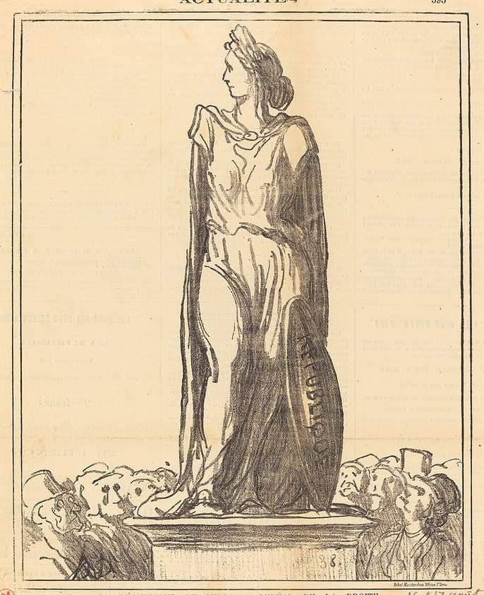 La république de Milo... — Honoré Daumier