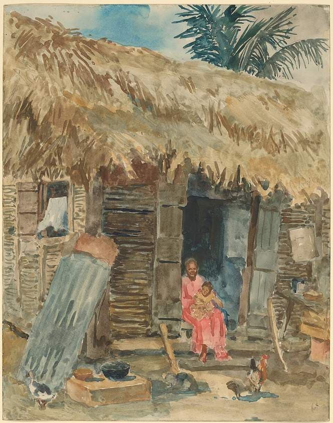 Hut in Trinidad — George Overbury (Pop) Hart