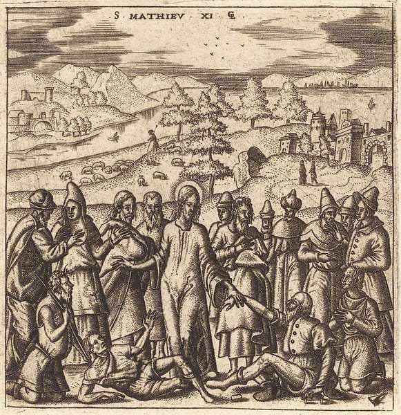 Christ Healing the Sick — Léonard Gaultier