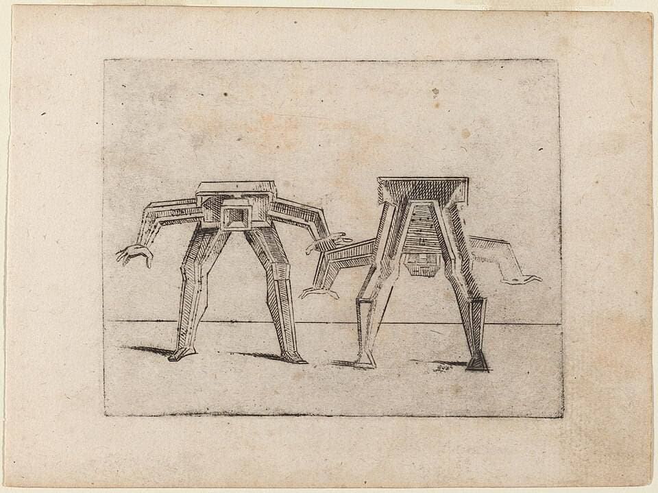 From "Bizzarie di varie Figure" — Giovanni Battista Bracelli