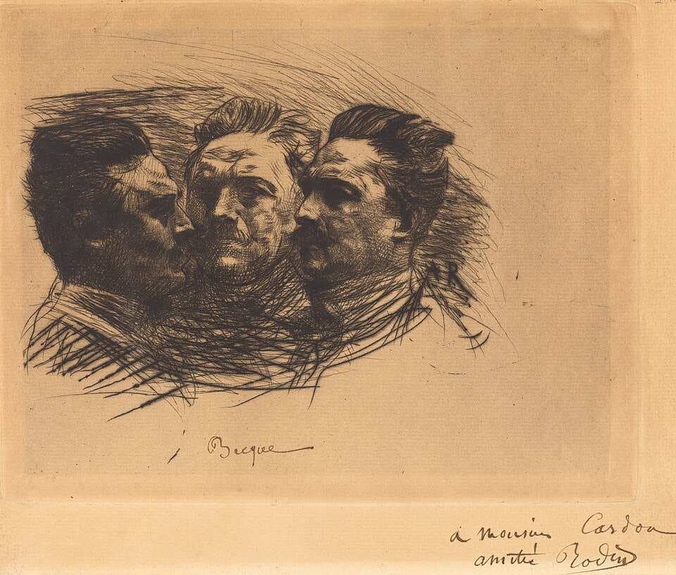 Henri Becque — Auguste Rodin