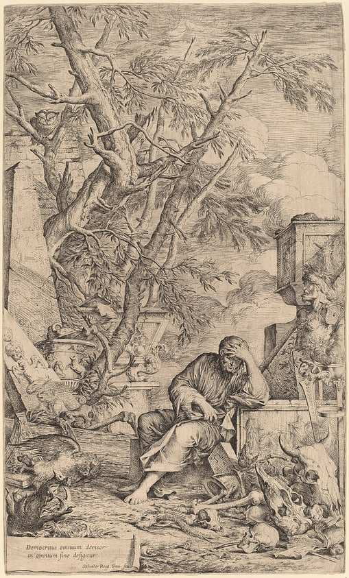 Democritus in Meditation — Salvator Rosa