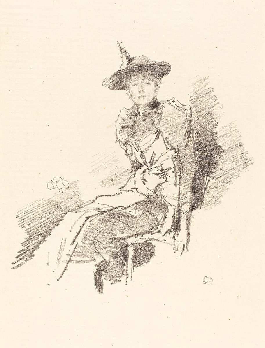 The Winged Hat — James Abbott McNeill Whistler