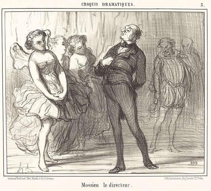 Mossieu le directeur — Honoré Daumier