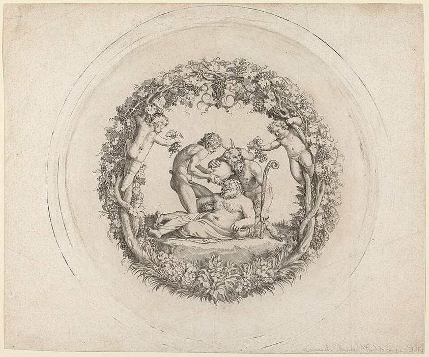 The Drunken Silenus ("The Tazza Farnese") — Annibale Carracci