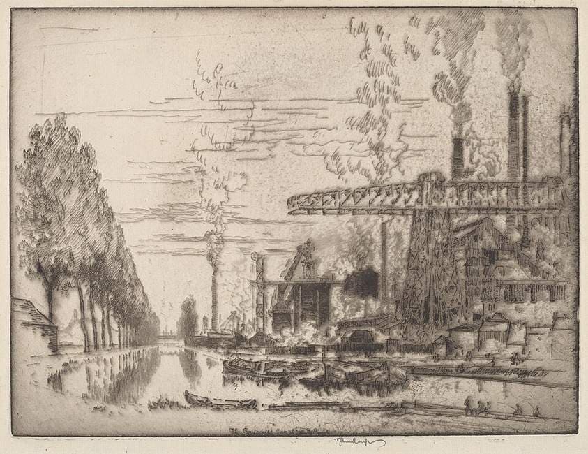 The Brussels Canal, A Modern Hobbema — Joseph Pennell