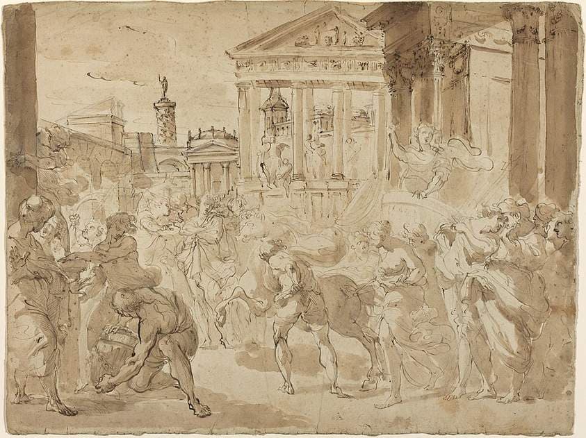 A Triumphal Procession in Ancient Rome — Gaetano Gandolfi