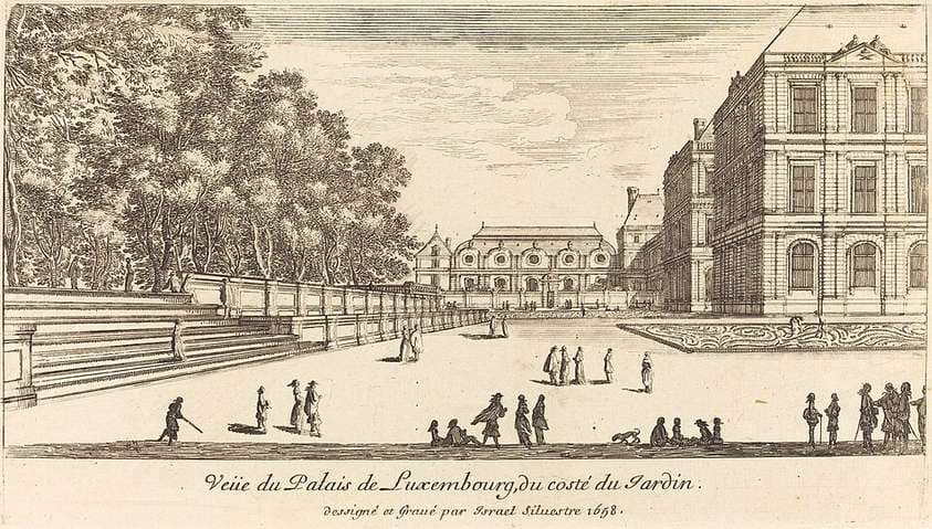 Veue du Luxembourg — Israël Silvestre