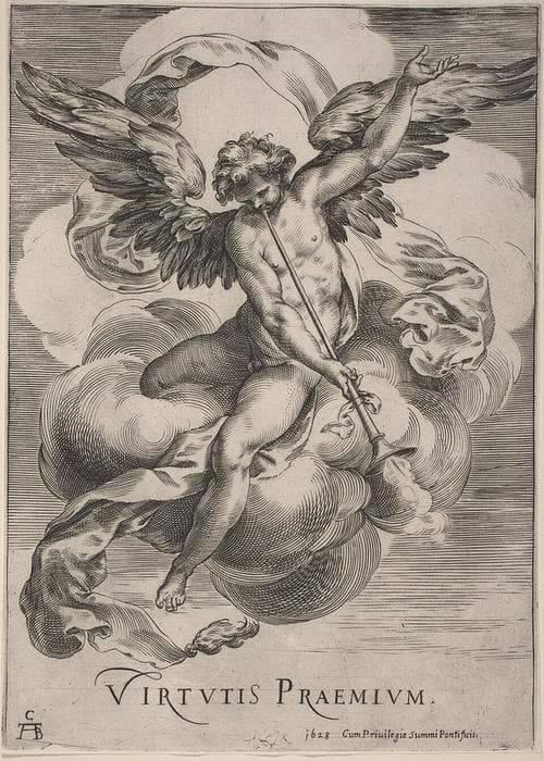 An Allegorical Figure: Virtutis Praemium — Cherubino Alberti