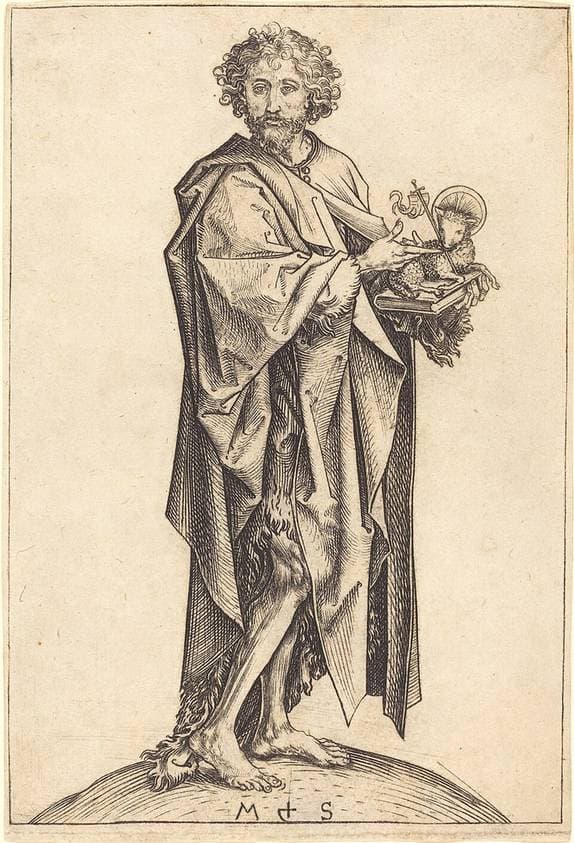 Saint John the Baptist — Martin Schongauer