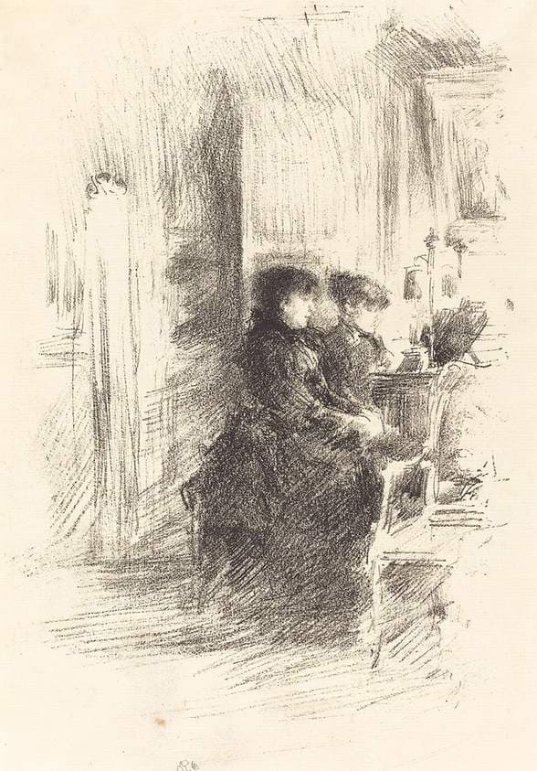 The Duet — James Abbott McNeill Whistler