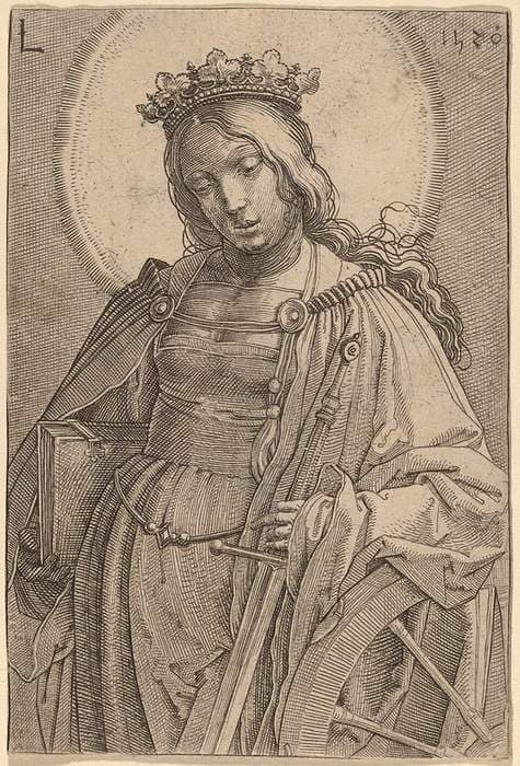 Saint Catherine — Lucas van Leyden
