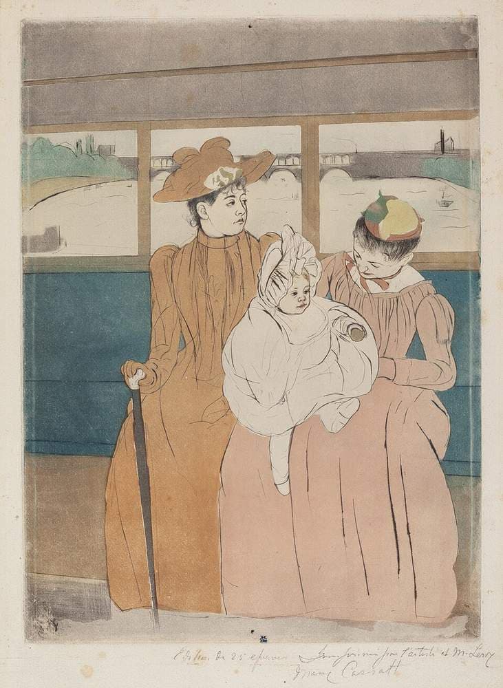 In the Omnibus — Mary Cassatt