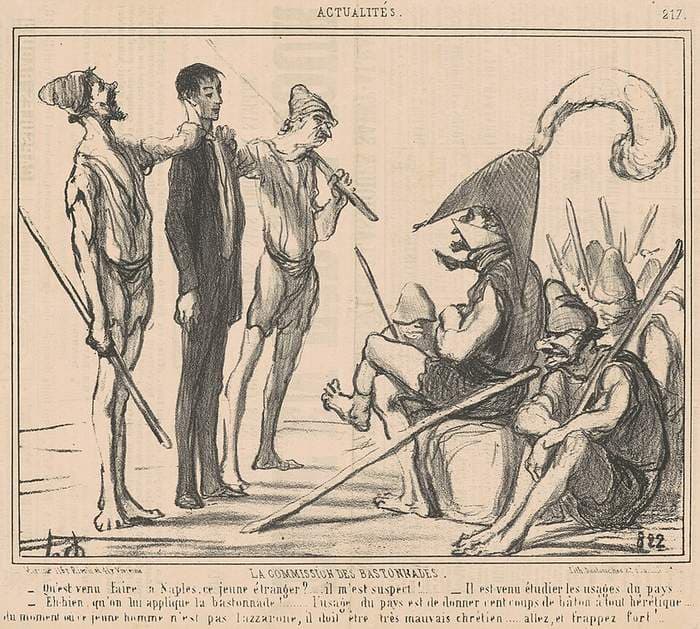 Commission des bastonnades — Honoré Daumier