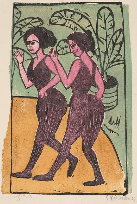 English Step Dancers — Ernst Ludwig Kirchner