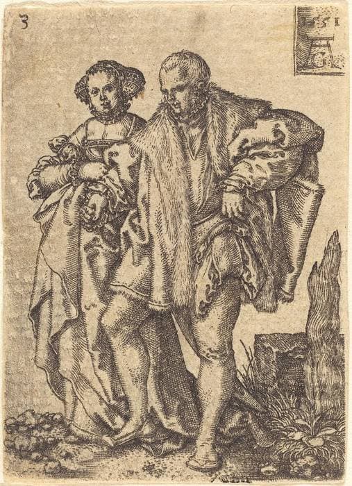 Dancing Couple — Heinrich Aldegrever