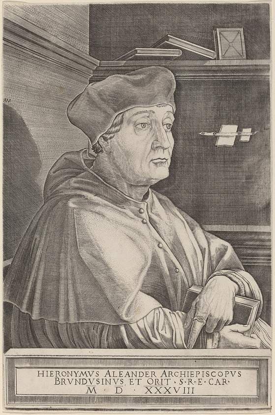 Hieronymus Alexander, Archbishop of Brindisi — Agostino dei Musi