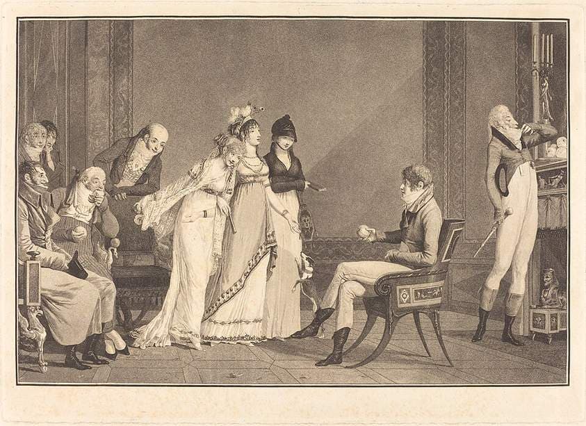 L'Orange, ou le moderne Jugement de Paris — Philibert-Louis Debucourt