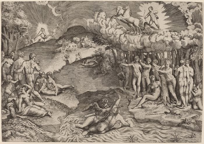 The Triumph of Love — Giulio Bonasone