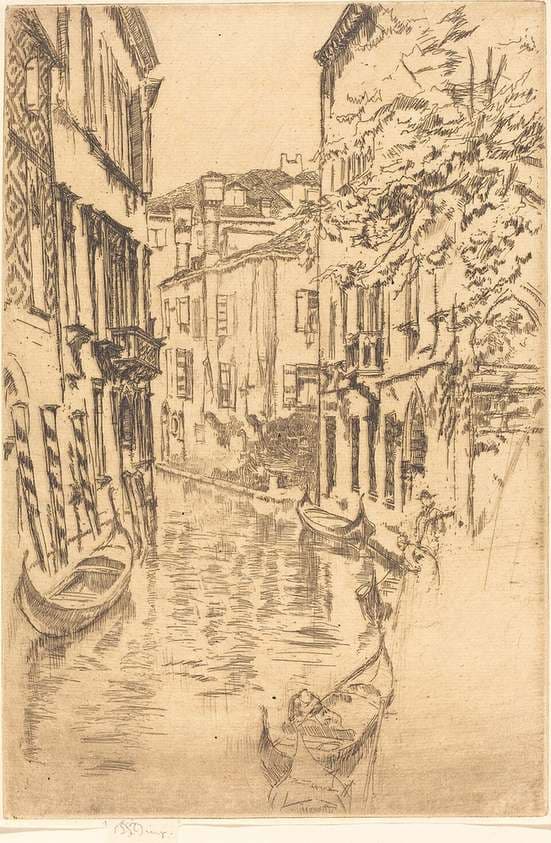 Quiet Canal — James Abbott McNeill Whistler
