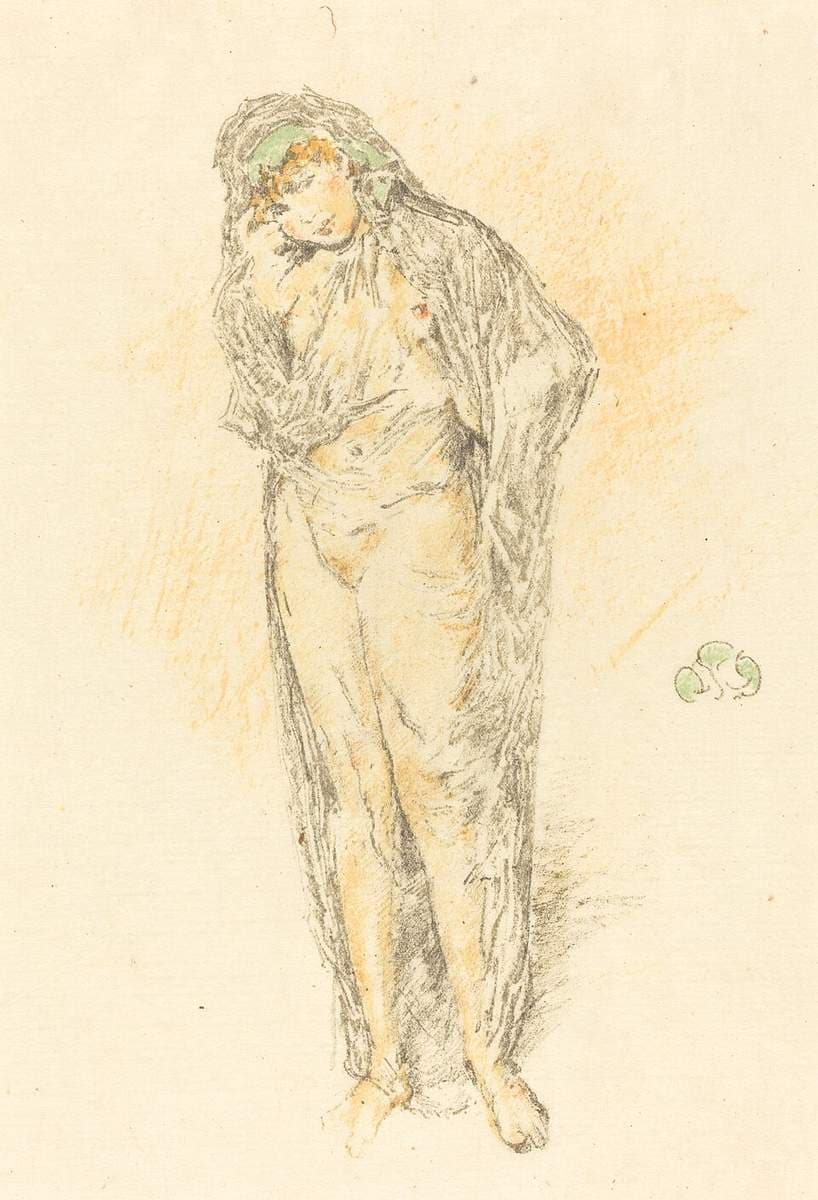 Draped Figure, Standing — James Abbott McNeill Whistler