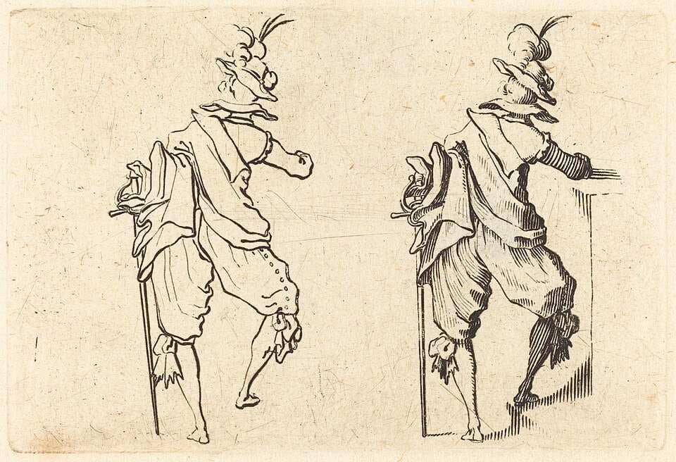 Man with Sword — Jacques Callot