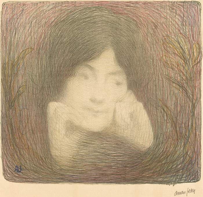 Mlle Moréno de la Comédie-Française — Edmond Aman-Jean