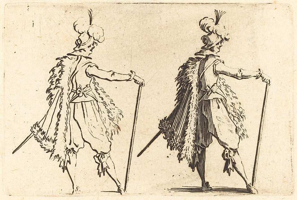 Gentleman with Cane — Jacques Callot