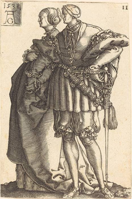 Large Wedding Dancers — Heinrich Aldegrever