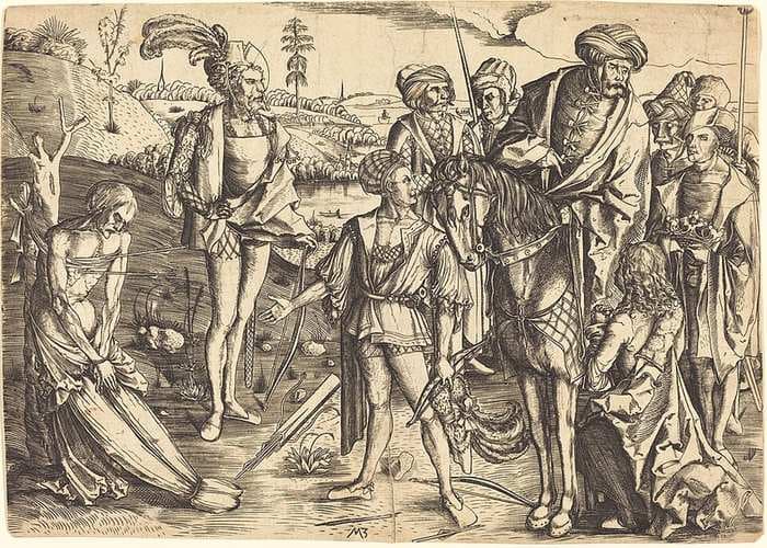The Testing of the King's Sons — Master MZ